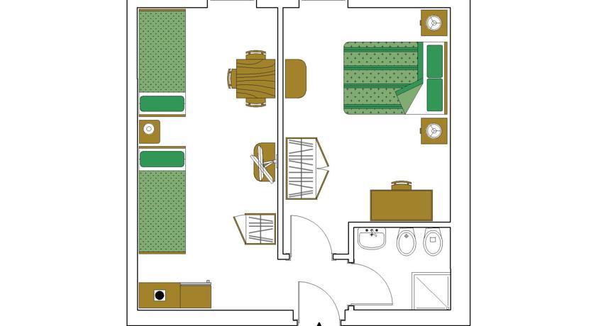 Hotel Elbele Garni Folgaria Værelse billede